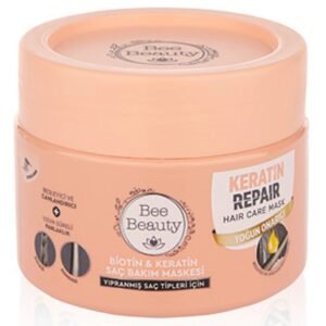 ماسك بي بيوتي للشر بالتفتيح والكيراتين (Biotin & Keratin) - 300 مل